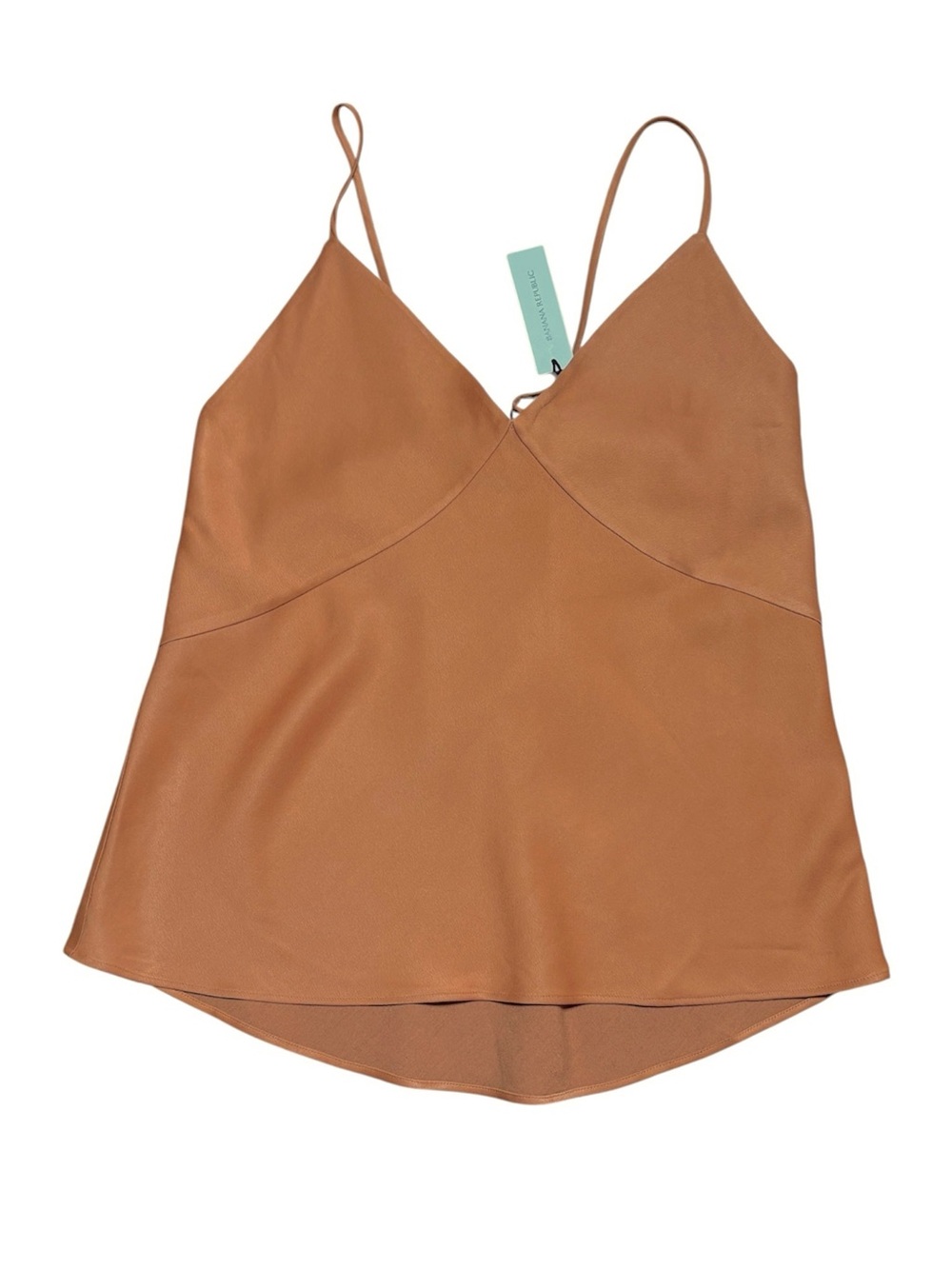 Banana Republic Strappy Viscose-Wool Tank NWT In Brown Cinnamon Sz S